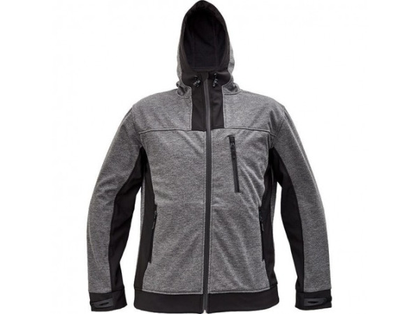 cerva SOFTSHELL HUYER SOFTSHELL JACKET GREYm