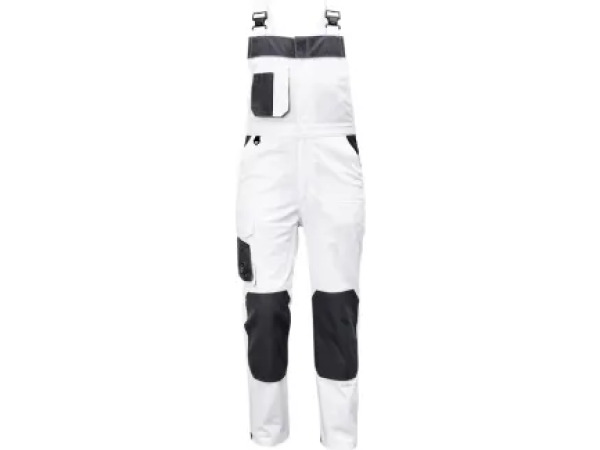 CRV Bretelbroek Cremorne Lang Maat 54 Wit/Grijs