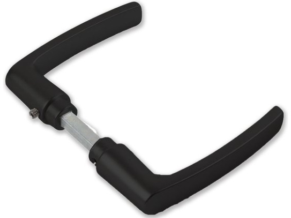 2x AMI Deurkruk Blokmodel 332 Quickstift Zwart DD:38-42mm DKR 3