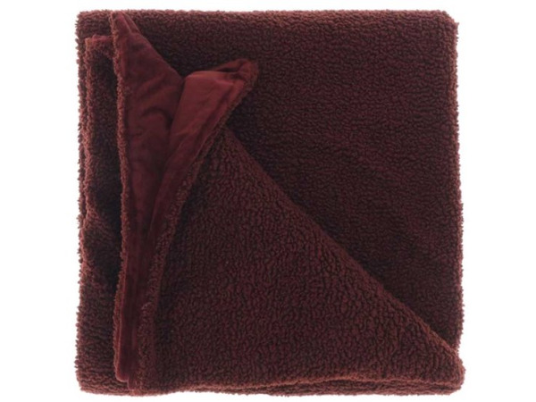 2x Unique Living | Plaid Romie 150x200cm bloodstone