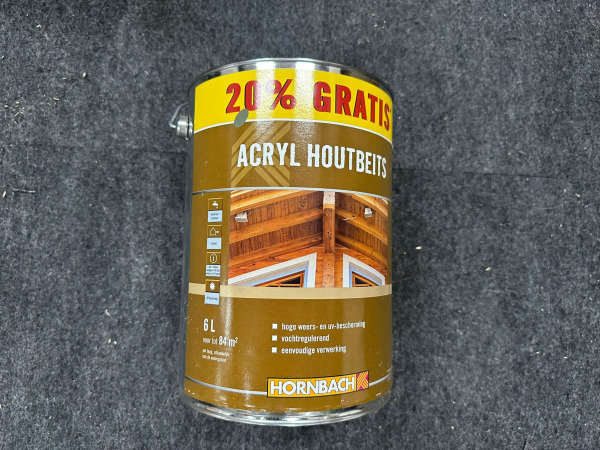 Acryl houtbeits palissanderoptiek 6 liter