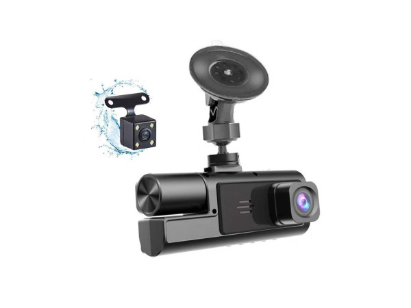 Dashcam met 3 Camera's – Full HD – Voor- en Achter camera