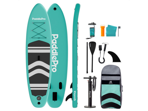 LifeGoods PaddlePro SUP Board met Zitje - Opblaasbaar