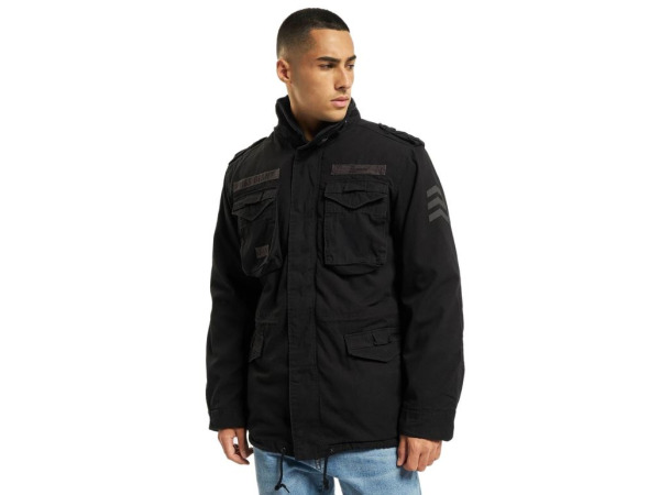 Brandit M65 - overgangsjas met capuchon zwart maat XL
