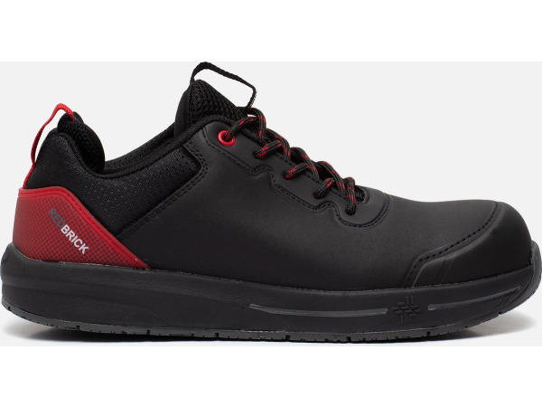 Redbrick Fuse S3 Rood&amp;Zwart - Werkschoenen - 47 Eu