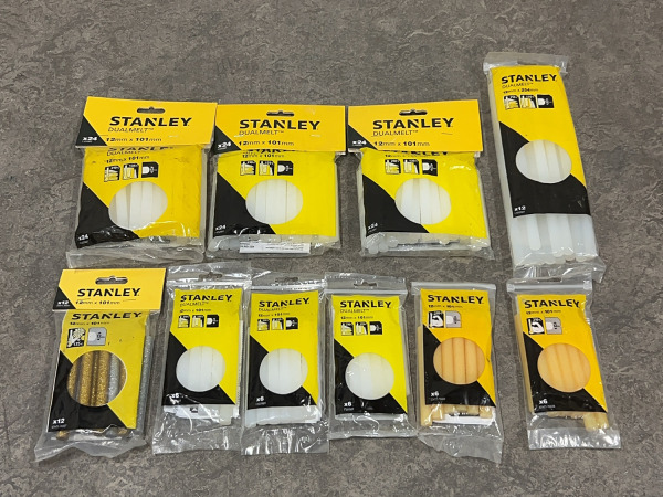 Stanley lijmstaven set 10-delig