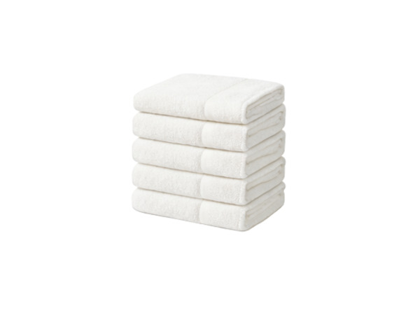 Handdoeken 70×140 cm – Set van 5 – 400 g/m² – Hotel Wit
