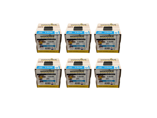 Woodies Ultimate 3.0×40 T10 Verzinkt - 1200 stuks