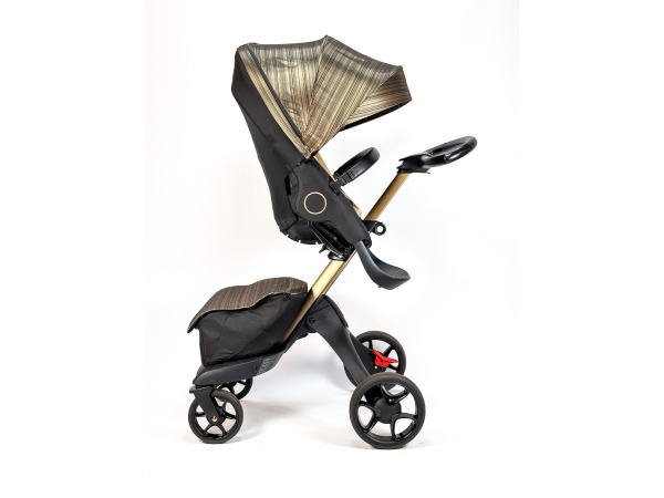 Stokke XPLORY X Ltd. Gold Black COG - Luxe kinderwagen