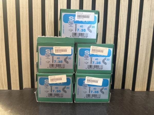 5 Dozen SPAX RVS Schroeven 7 x 35 mm + Hoekbeugels – 200 sch