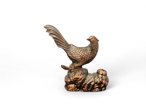 Mooie Fazant Aansteker in Bronzekleur 