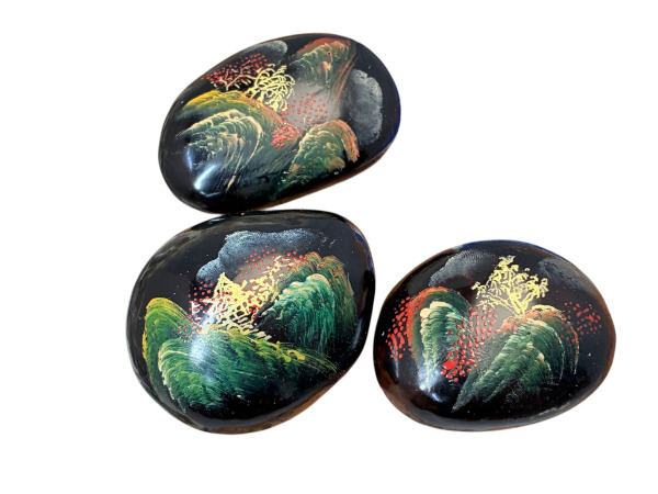 Fujian Lacquer-Wares | Handbeschilderde Lakwerk Sierstenen