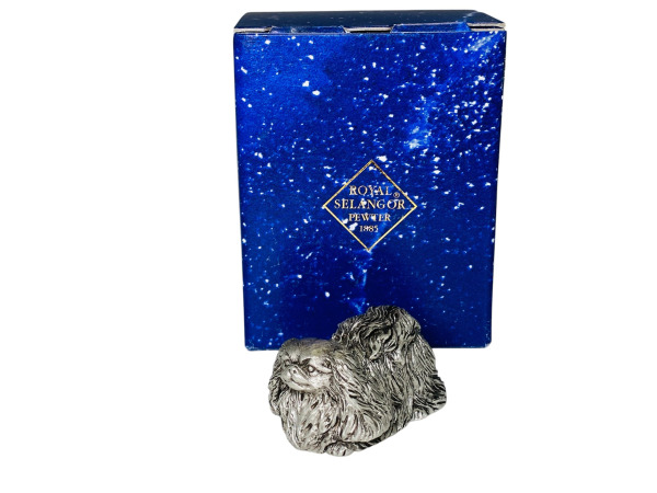 Royal Selangor | Pekingese | Tinnen Sculptuur