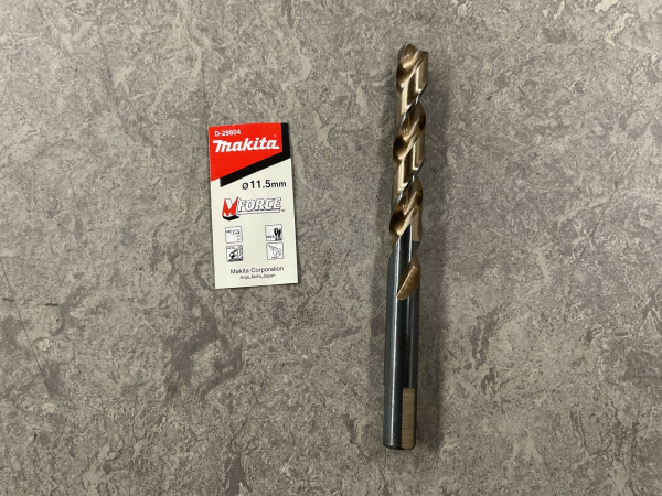 10x Makita metaalboor M-force D-29804 ø11.5x142mm