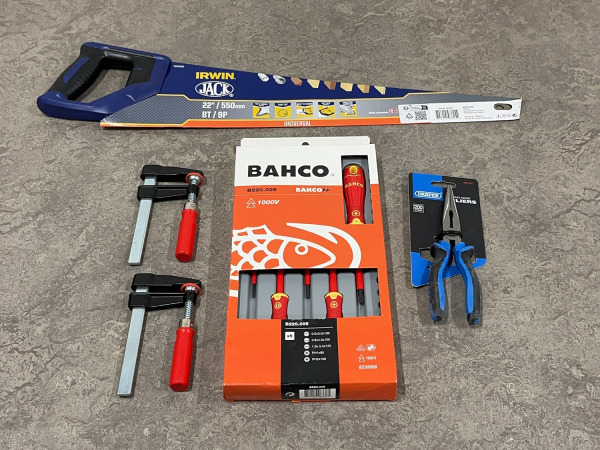 Handgereedschap set 5-delig