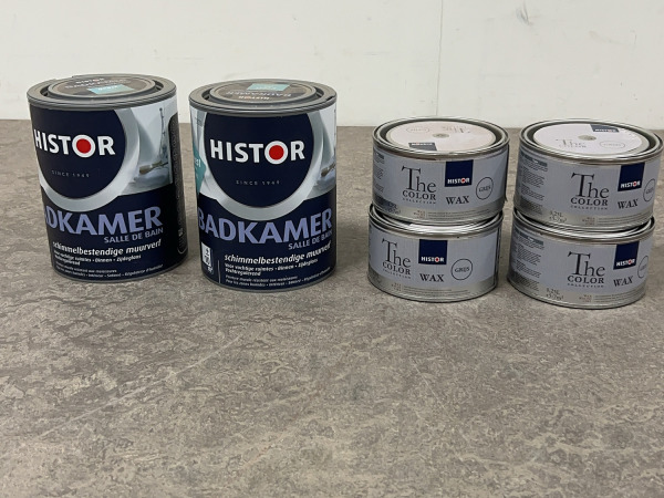 Histor verf- en wax set 6-delig