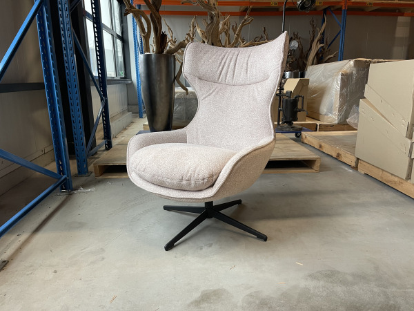 Fauteuil Grande - Draaibaar - Stof - Beige - Sand