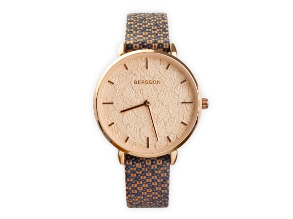 Bergson Ocean dameshorloge rosegoud 33mm