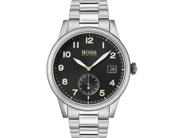 Hugo Boss Horloge Legacy Zilver/Zwart 44mm