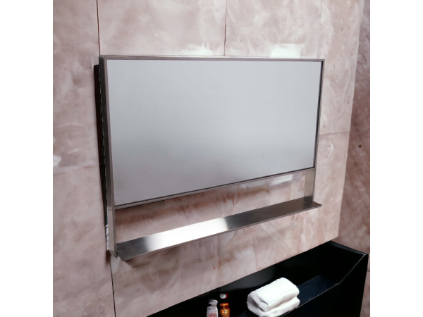 Casajoy RVS Spiegel met Planchet 100cm