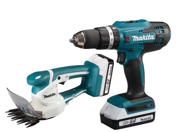 Makita 18 V Klopboormachine & Grasschaar