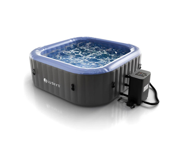 Opblaasbare Whirlpool - 4-6 personen - Grijs / Blauw