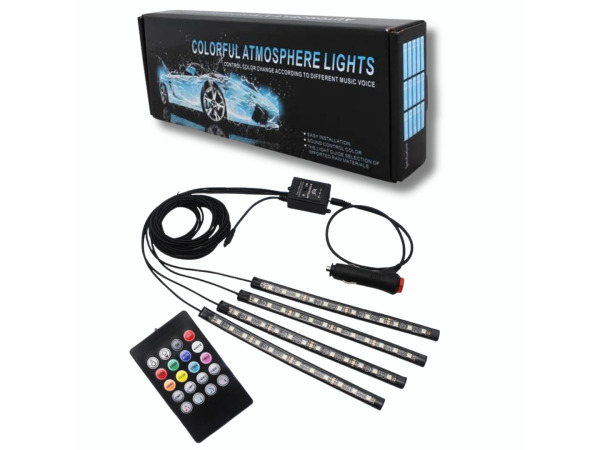 USB Auto Led strip inclusief afstandsbediening sfeerverlicht