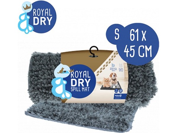 Royal Dry Spillmat Grijs Maat S 61x45 cm 