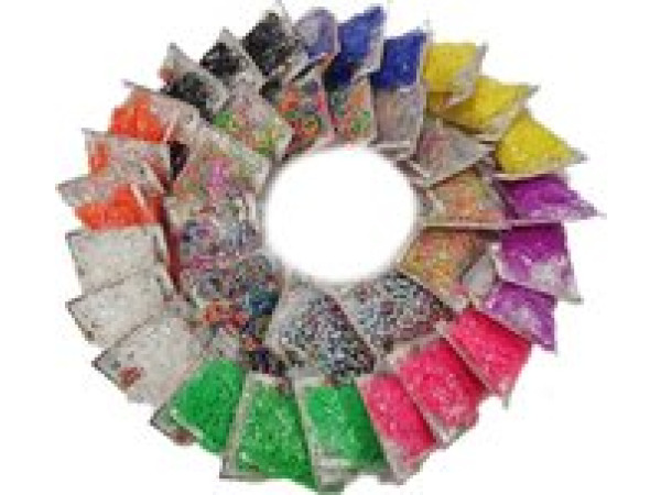Doos loom bandjes 36 zakjes met 6oo elastiekje