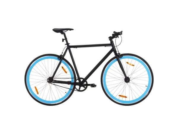 Stadsfiets Zwart en Blauw 55 CM B keuze*