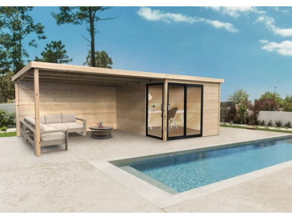 tuinhuis Sagres geimpregneerd 6984x3036x2270