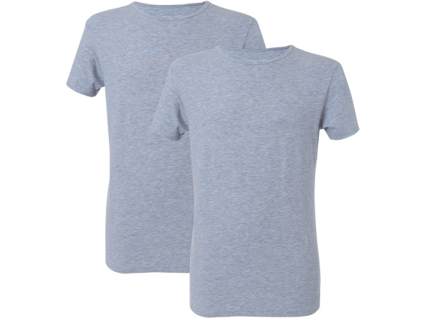 McGregor Premium stretch t-shirt 2-pack o-neck grijs maat XL