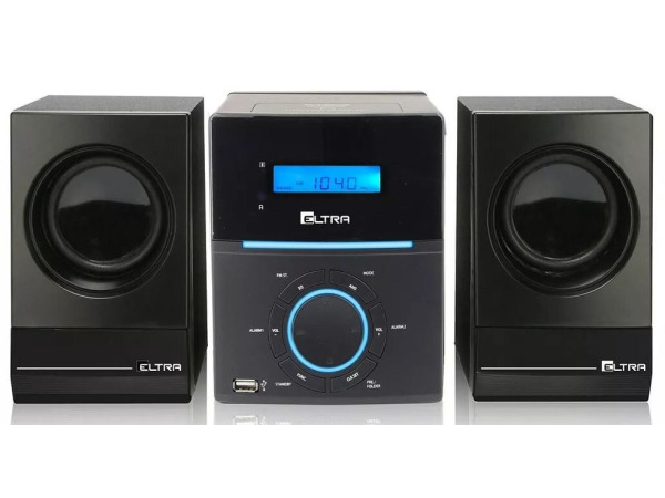 Eltra hi-fi-toren Neptun blauw BT CD USB