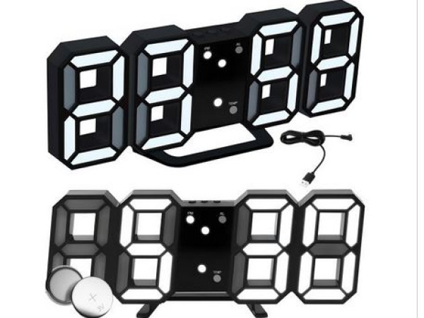 Led alarm klok met datum