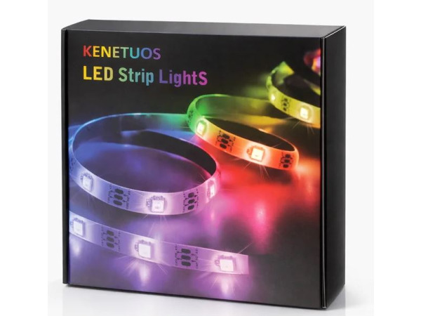 RGB LED strip 20 m met afstandsbediening en app besturing