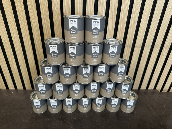 24x Moodpaints Krijtverf Clay Brown  100ML