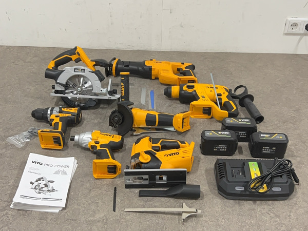 Vito gereedschap en accessoires set 17-delig Pro-Power