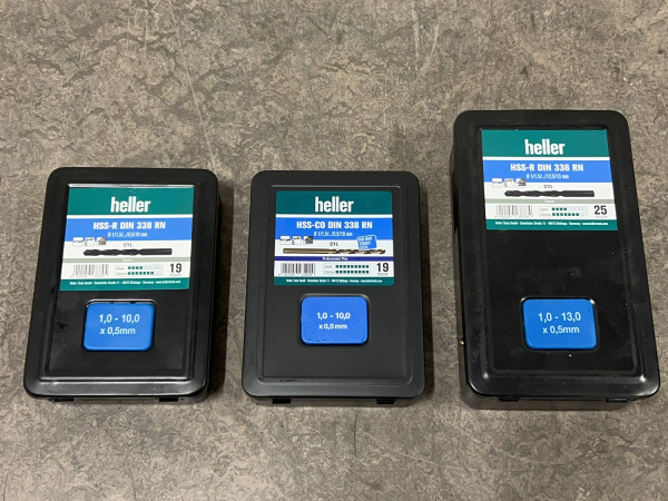 Heller boor set 3-delig