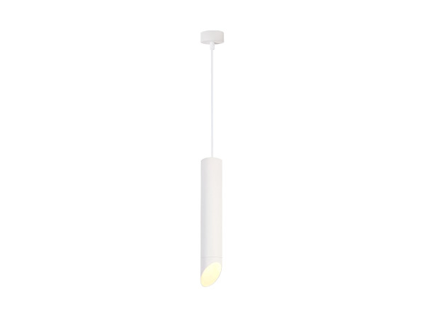 8x GU10 Decoratief Hanglamp cilinder zand wit 30cm