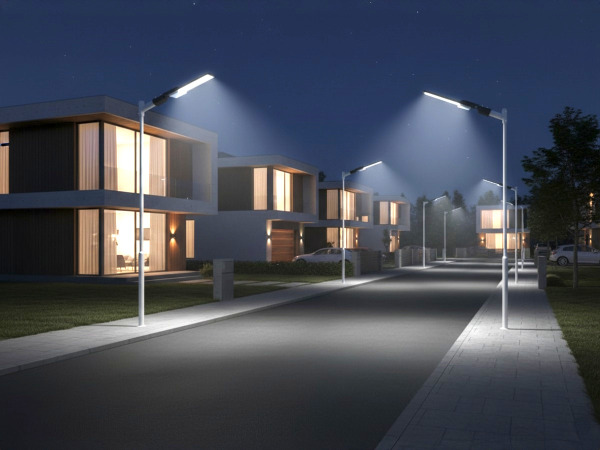 4x 150W 5000K LED Straat verlichtingen Waterdicht kantelbaar