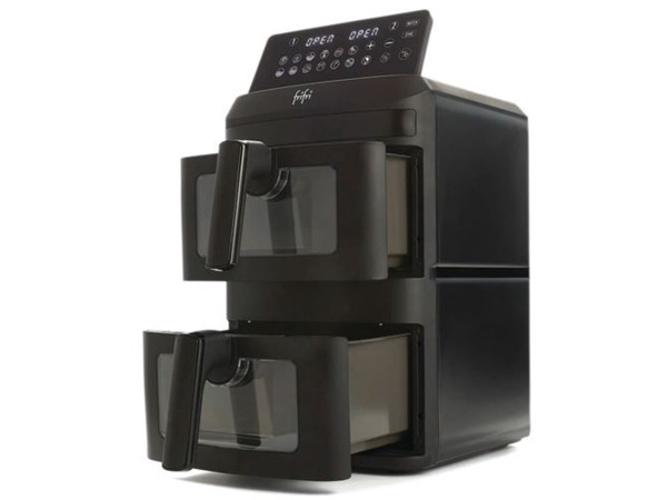 FriFri Airfryer Duo Slim FR0813028BLP 2800 W Matzwart