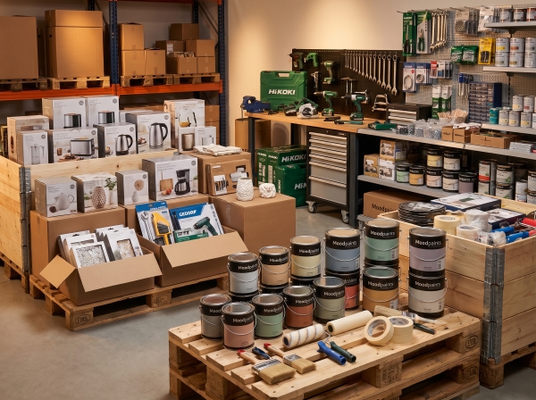GROTE VERZENDVEILING | Alle soorten verf, doe het zelf en wonen