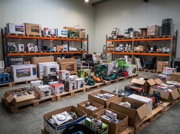 Mixveiling retourproducten van grote retailers
