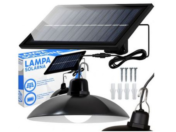 Buitenhanglamp op zonne energie