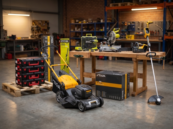 BB Gereedschapsveiling 1.0, Stiga, Ryobi, Milwaukee en meer