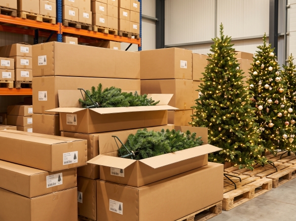 Verzendveiling Luxe kunstkerstbomen