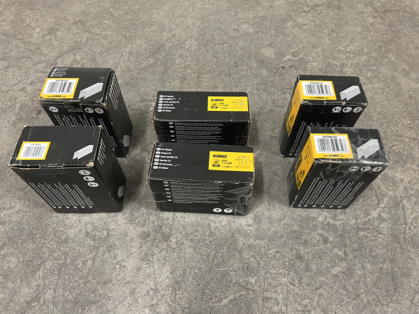 DeWalt nietjes set 6-delig