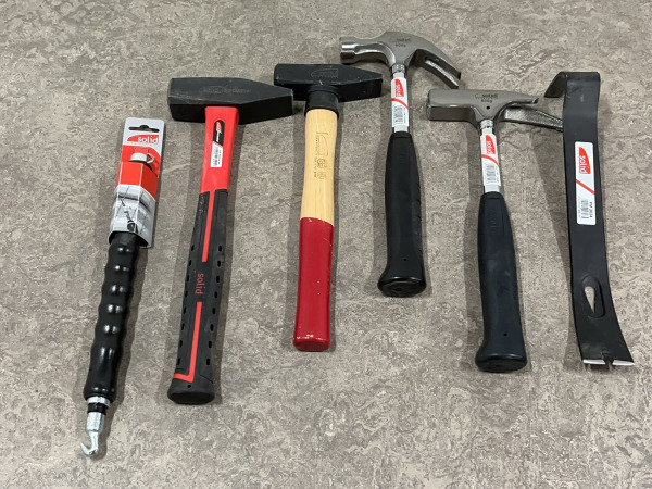 Solid slaggereedschap set 6-delig