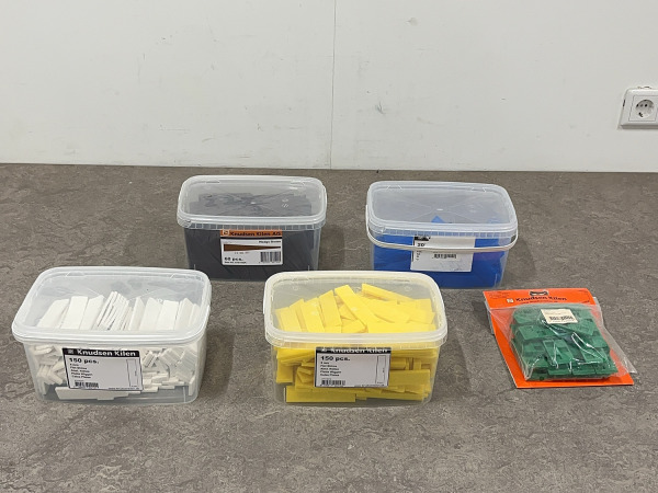 Knudsen Kilen stel- en opvulplaatjes set 5-delig