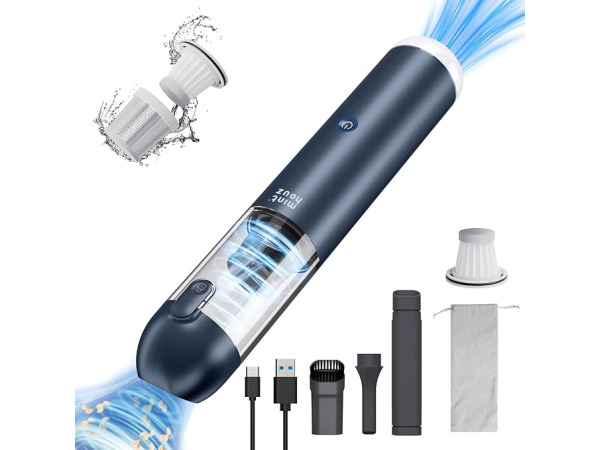 Draadloze handstofzuiger 3in1 Blauw